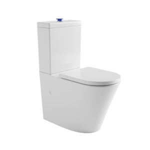 Englefield Sierra Raised Height Back to Wall Toilet Suite with Raised Flush Button