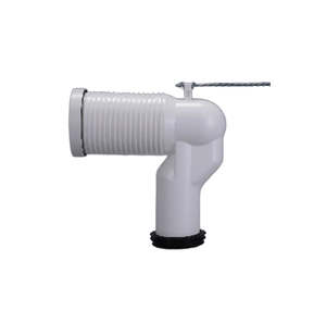 Toilets: Nora Small Question Mark S-Connector P to S trap (SQM-S-Connector)
