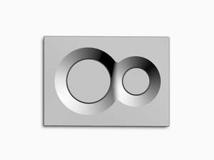 Toilets: Kohler Lynk Pneumatic Face Plate in Chrome (75890T-PNE-CP)