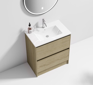 Nora Verona Floor Standing Vanity North American Oak W890*D455*H820 (RBV-6009MCN&hellip;
