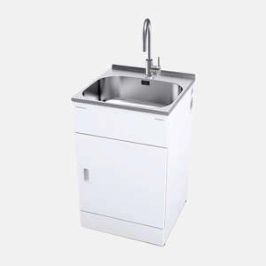 Robinhood Standard Sized Tub with Stainless Steel Gooseneck Tap (ST3101X)