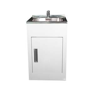 Aquatica Laundry Tub 560mm, Door Model, Chrome Techline Sink Mixer All Pressure &hellip;