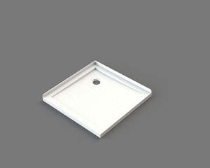 Showers: Nora Shower Tray Square Corner Waste 900mm (STS9C)