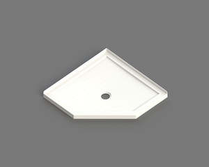 Nora Shower Tray Diamond Centre Waste 900mm (STD9M)