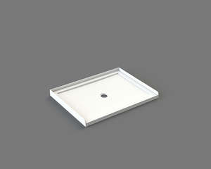 Nora Shower Tray 3-lip Rectangle Centre Waste 900x1200x900mm (STS12M3)