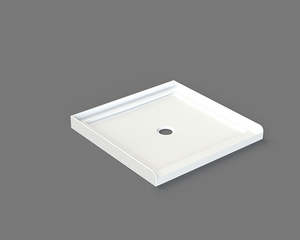 Nora Shower Tray 3-lip Square Centre Waste 1000mm (STS111M)