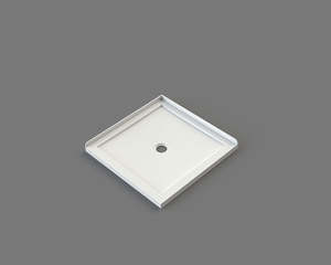 Nora Shower Tray Square Centre Waste 1000mm (STS1M)