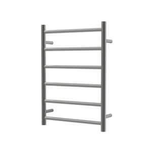 Nora Verona Heated Towel Rail Round 6 Bar H700*W500*D120mm Brushed Nickel (RBHTR-BN-R7050)