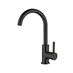 Nero Dolce Kitchen Mixer Gooseneck Matte Black (NR250807MB-OBS)