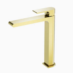 Nero: Nero Bianca Tall Basin Mixer Gold (NR321501ABG)