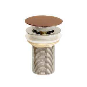 Waterware: Waterware Clikclak Pop-Up Dome Waste Brushed Copper (FW9269BC)