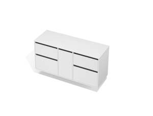 St Michel: St.Michel City 50 - 1400 Wall - 1 Door 4 Drawer (3063BT1-F1) CABINET ONLY