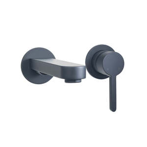 Englefield Studio: Englefield Studio Wall Mount Basin Mixer Pin Lever
