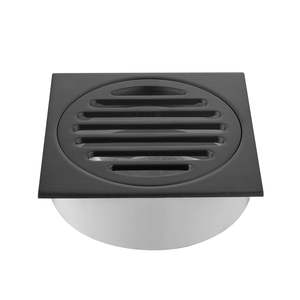 Accessories: Nora Verona Floor Drain 100mm Brushed Gunmetal (700401CBGM)