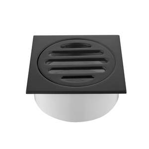 Nora Verona Floor Drain 80mm Brushed Gunmetal (700402CBGM)