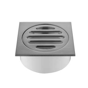 Nora Verona Floor Drain 80mm Brushed Nickel (700402CBN)