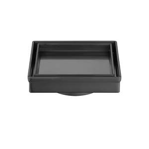 Nora Modena Tile Insert Floor Drain 115mm Brushed Gunmetal  (TI-11575BGM)