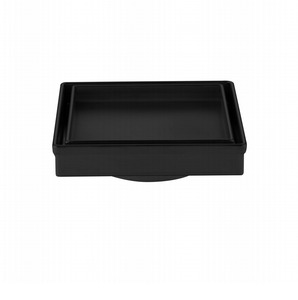 Nora Modena Tile Insert Floor Drain 115mm Matt Black  (TI-11575BK)