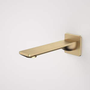 Caroma Urbane® II 180mm Basin / Bath Outlet - Square Cover Plate - Brushed Bras&hellip;