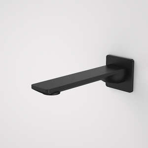 Caroma Urbane® II 180mm Basin / Bath Outlet - Square Cover Plate - Matte Black &hellip;