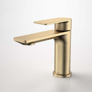 Caroma Urbane® II Basin Mixer - Brushed Brass - Lead Free (98608BB6AF)