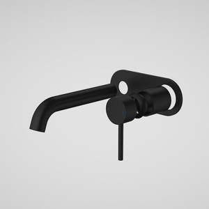 Caroma Liano II 175mm Wall Basin / Bath Trim Kit - Rounded Cover Plate - Matte B&hellip;