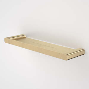 Caroma Luna® Metal Shelf Brushed Brass (99610BB)