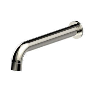 Sale: Caroma Basis Wall Basin/Bath Outlet 220mm Brushed Nickel (BAS046BN5AF)