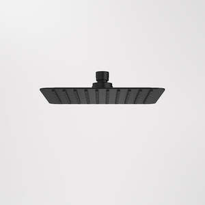 Caroma 200mm Square Rain Shower - Matte Black (99664B4E)
