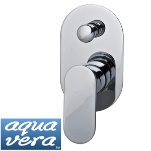 Bathroom - Tapware, Fixtures, Accessories: Eve Wall Mounted Shower Mixer with Diverter - RenovatorStore.co.nz