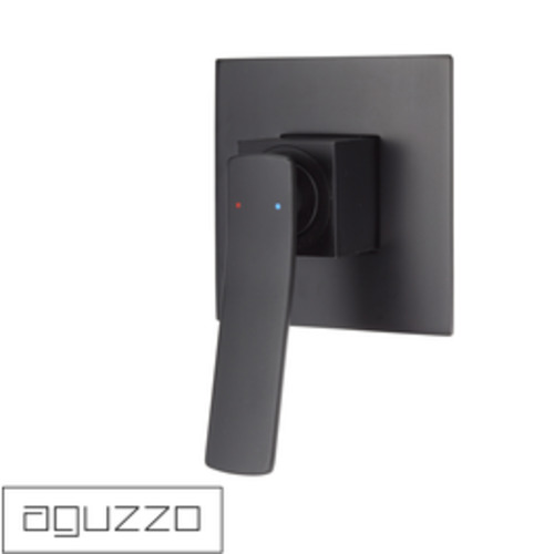 Cortina Wall Mounted Shower Mixer - Matte Black - RenovatorStore.co.nz