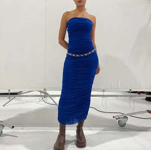 Size 4 6: Ruby - Ginni Mesh Tube Dress Electric