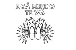 Free Downloads: Colourable Card - Ngā Mihi o Te Wā - free download