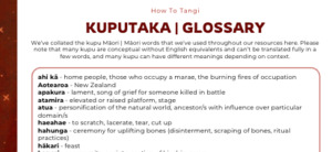 How To Tangi: Kuputaka | Glossary - Free Download