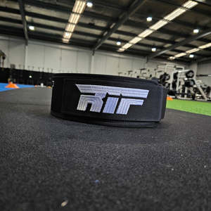 RIF Black 4" Weightlifting Belt