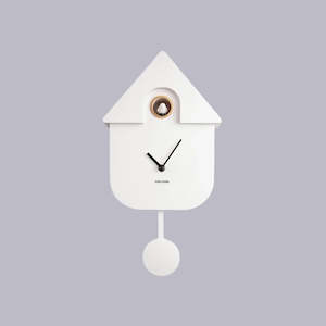 Karlsson: Karlsson | Modern Cuckoo Clock | White