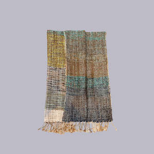 Naibu | Rectangle Vase | Green & White