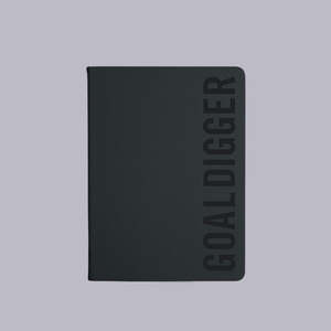 Migoals: MiGoals | 2026 Bold Goal Digger Diary | Weekly | B5 | Soft Cover | Boxed | Black”
