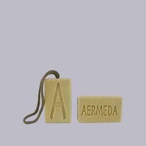 Aermeda | Soap on a Rope | Triple Butter w French Green Clay | 155g