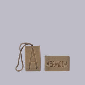 Aermeda | Soap on a Rope | Herbal Citrus, Walnut & Coffee Scrub | 155g
