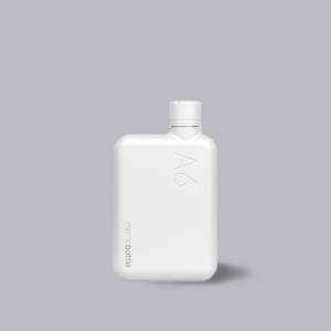 Memo Bottle: Memobottle | Stainless Steel | A6 | White