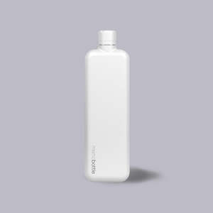 Memobottle | Stainless Steel | Slim | White