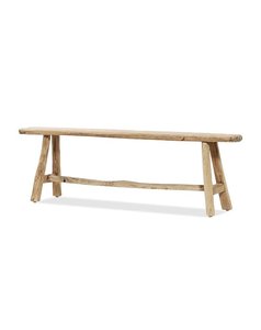 Japandi: Organic Teak Bench