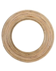Decorative Accents: Orbit Round Cane Mirror