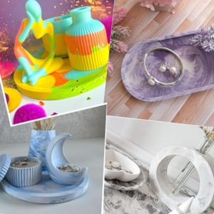 Pro Cast: Pro Cast Starter Kit Fast-Cure Resin Casting Kit for Beginners Water-Activated