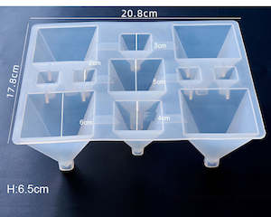 Pyramids Moulds: 11 Pieces Pyramids Moulds Combo