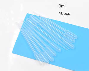 3ml Plastic Pipettes Droppers (10 Pcs)