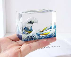 3D Model Resin Mould Decoration Resin Filler Simulated - The Great Wave off Kanagawa