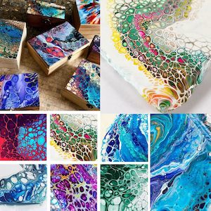 Artmore Fluid Acrylic Paints - Assorted Colors, High Flow Paint, Art Supplies fo&hellip;