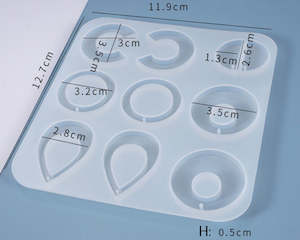 DIY Silicone Resin Moulds Earrings Pendant Epoxy Casting Moulds - 03